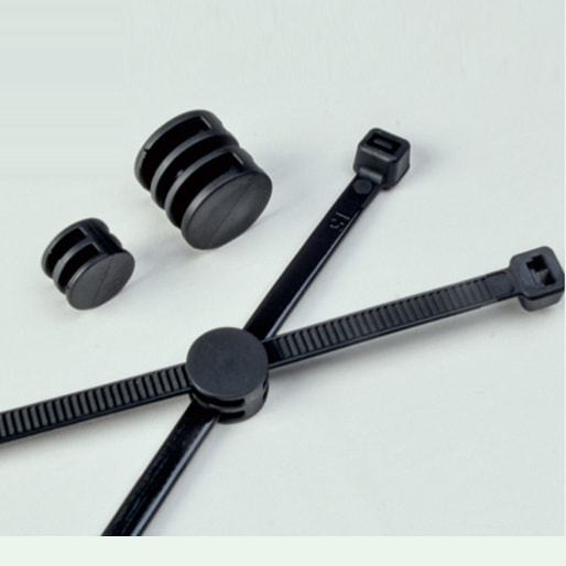 可旋转扎带固定座